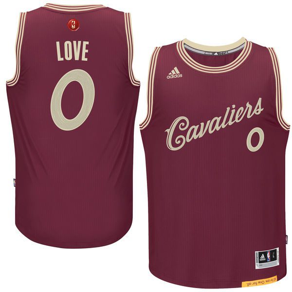 kevin love burgundy christmas day jersey swingman%20version